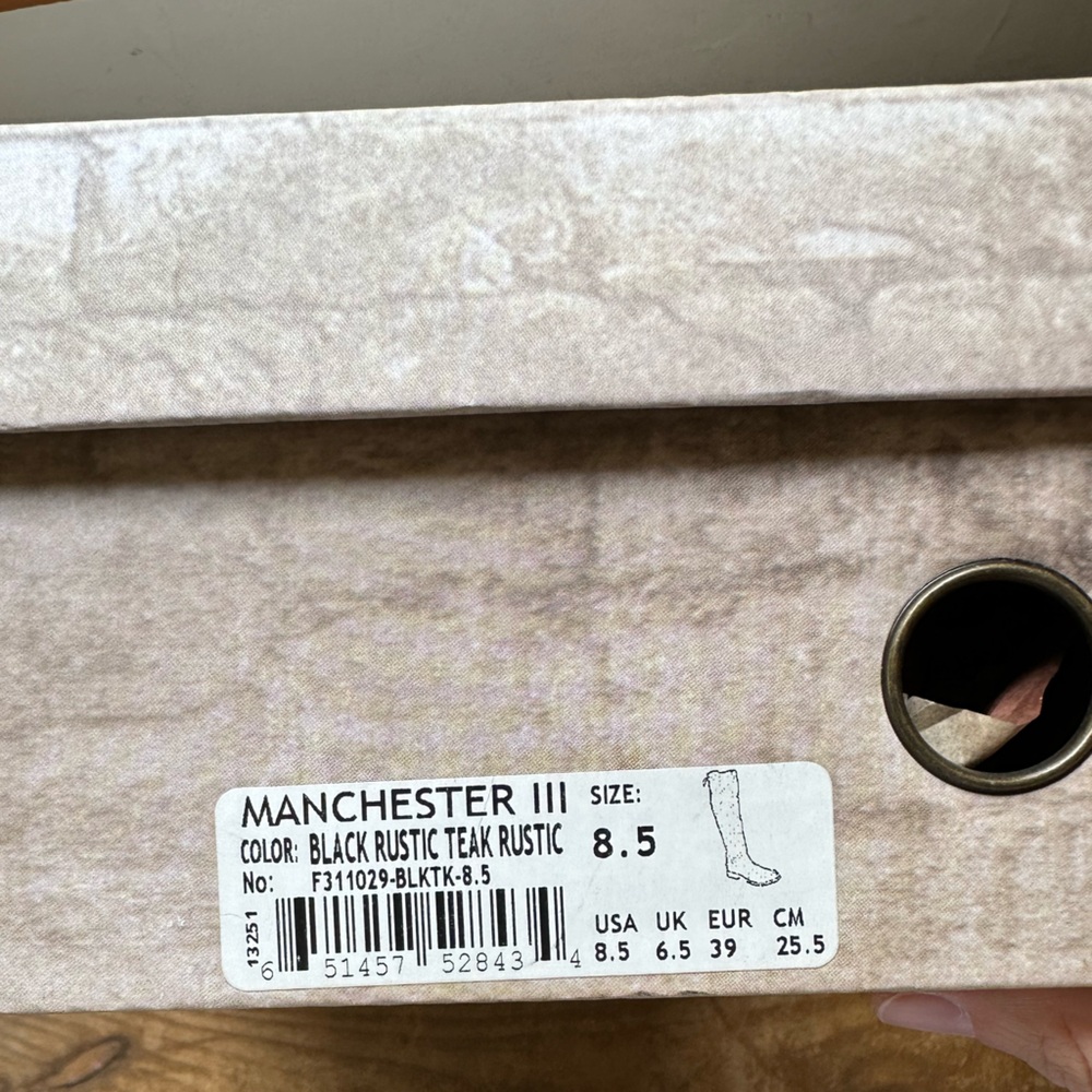 BED|STU Black NWT BedStu Manchester III boots size 8.5 sold by Free People - Picture 8 of 10